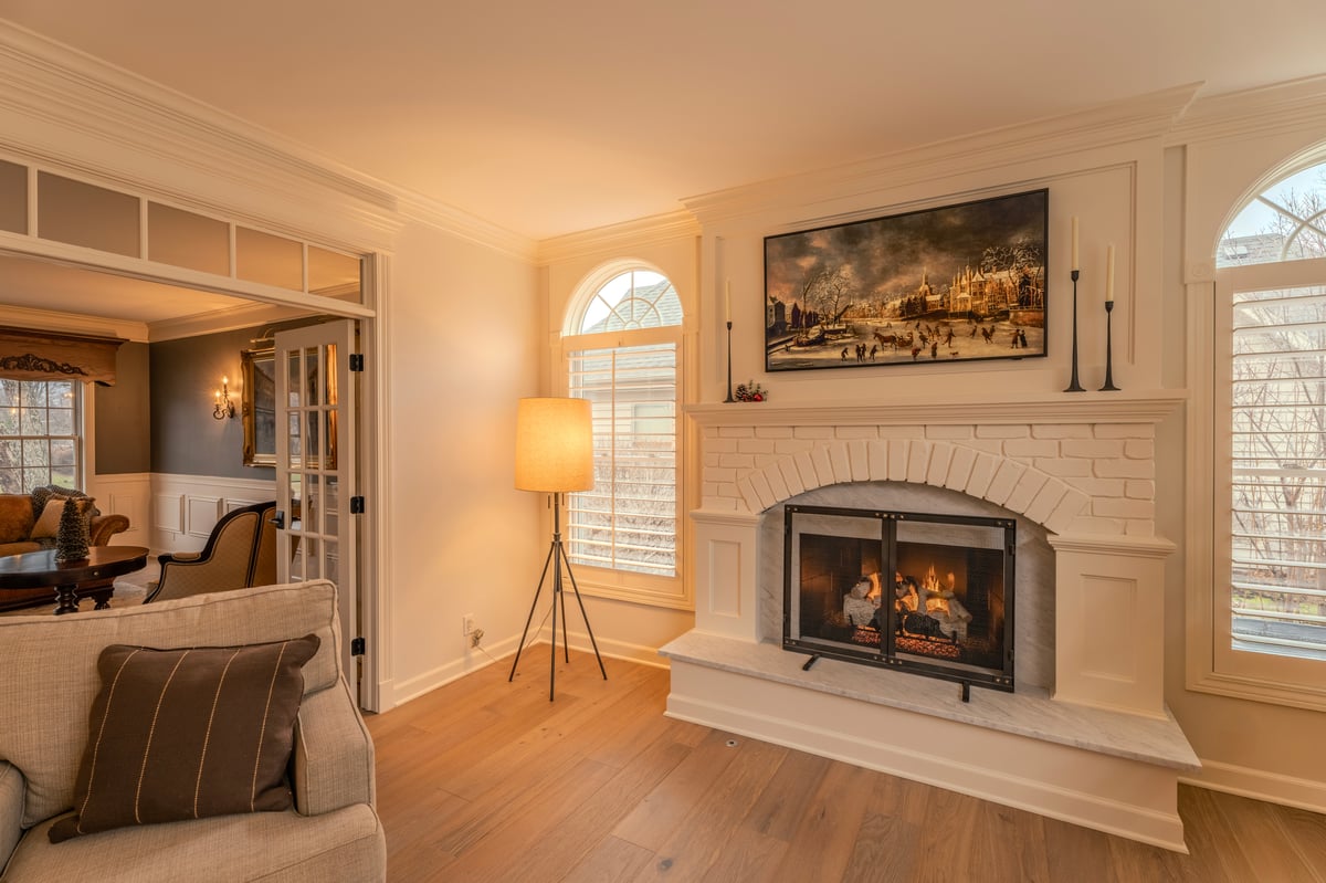 Final look of the living room of whole house remodeled by HDC
