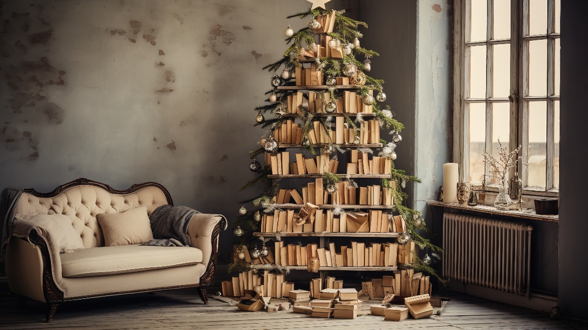 Christmas Tree Bookshelf-1