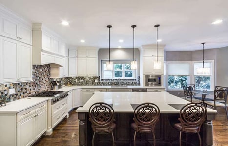 New Kitchen Layout. Kitchen Remodel by Hogan Design & Construction project photo