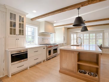 Full kitchen transformation with a contemporary design style